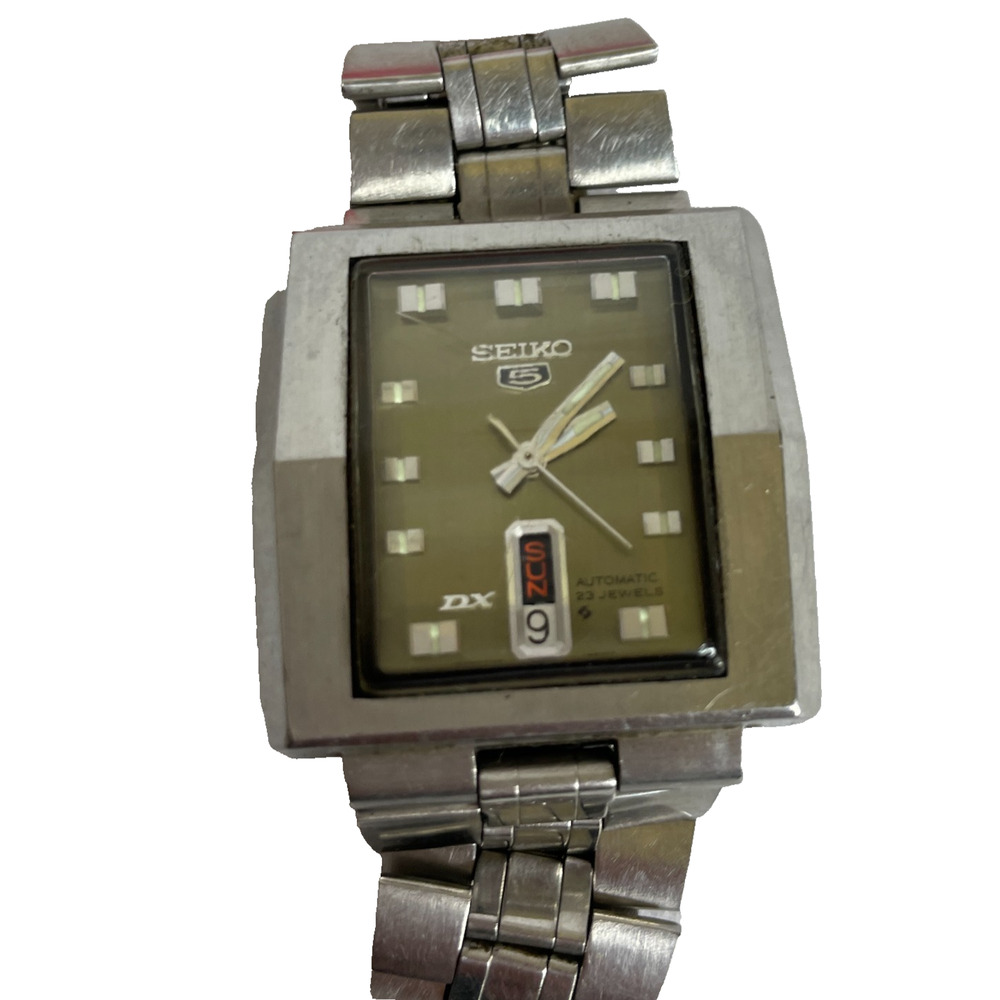 Seiko 5 DX 6106-5470 Automatic TV Shape Vintage Men’s Watch - Picture 2 of 4